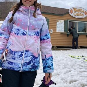 Girls ROXY 12 large snowboarding jacket